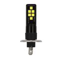 2Pcs Car Led 12V-24V 12Smd Light 3030 Chipset, For Fog Lights White. 