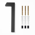 Address Big Modern Door Alphabet Floating House Number Letters Sign #0-9 Black Numbers 125mm 5 in Home Outdoor Demoo. 