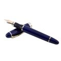 JINHAO X450 18 KGP 0.7mm broad nib fountain pen blue. 