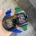 New Samurai Watch Silicone Strap Mechanical Full Gear Dial Waterproof Men's Watch. 