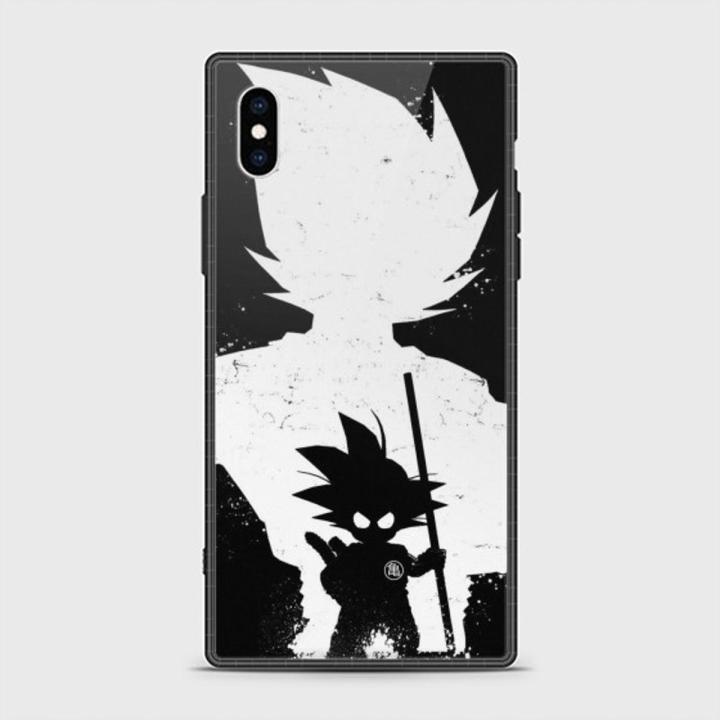 iPhone X Cover - SkinLee HQ Square Infinity Glass Case - Dragon Ball Z - SKINLEE-557-1-1008-78