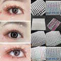 Festival Face Jewels Crystal Body Stickers Face Strass Glitter Rhinestones Face Sticker For Festival Party Dress UP. 