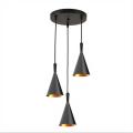 New 3in1 Cone Shaped Hanging Lamp in Round Base | Ceiling Light | Hanging Light | Pendant Lamps | Fancy Light | Indoor Lighting | Outdoor Lighting | For Home, Offices, Restaurants, Bedroom, Kitchen, T.V Lounge, Hotels and Villas.. 