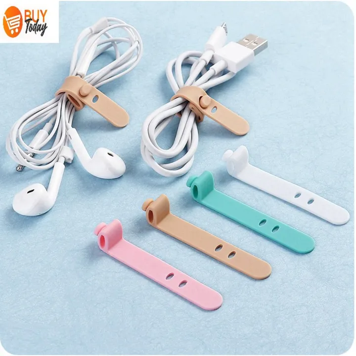 Loop Data Cable Silicone Cable Straps High Hook Loop Data Cable | Daraz.pk