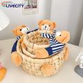 Rabbit Storage Organizer Reusable Cute Navy Bear Bunny Sundries Organizer. 