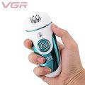 VGR V-700 Cordless Professional 4 in 1 Women Epilator & Shaver for Face, Legs, Underarms & Bikini area with Callus Remover for Wet & Dry. 