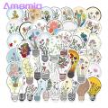 Amamia Laptop Stickers Cute Floral Kids Hand Account Water Bottle Graffiti Stickers. 