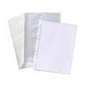 A4 Clear Loose Leaf File Sheet Protector with 11 Holes. 