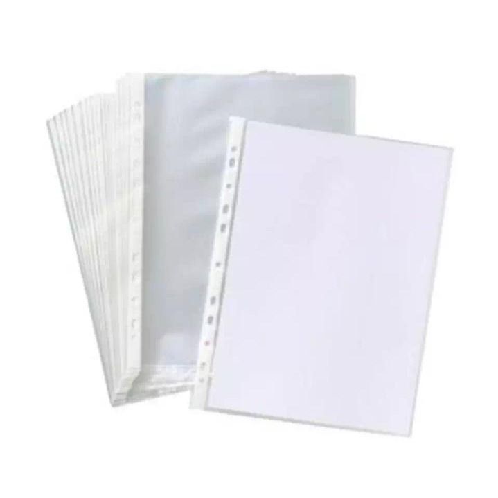 A4 Clear Loose Leaf File Sheet Protector with 11 Holes
