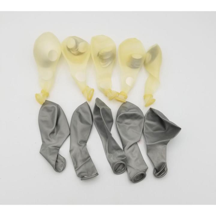 5 SILVER BALLOON AND 5 CONFETTI FILLED BALLOONS ( PACK OF 10 LATEX BALLOONS )