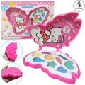 Alsimba Hello Kitty Butterfly Dressing Case Mini Makeup Kit Toy For Kids Girls - Foldable Butterfly - Size Approx. 9 inch - Multicolor. 