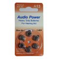 Audio Power Hearing Aid Battery / Heavy Duty Hearing Aids Batteries Size # A13. 