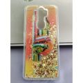 For Oppo A9 2020 Back Cover Water Glitter Shiny Soft Silicon with free pop socket Case for Girls. 