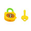 5Pcs/Set Mini Colorful Plastic Lock with Key Children Educational Toys Gift. 