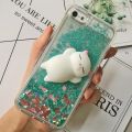 3D Squishy Cat Case For iPhone 5S SE 7 7 Plus Case Liquid Quicksand Glitter Silicone Case For iPhone 8 Plus Xs Xr 6s Cover Coque. 