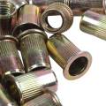 QUANBU 20pcs Flat Head Metric Steel M10 Blind Insert Rivet Nut Rivnut. 
