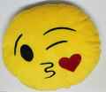 Smiley Emoji Pillow Cushion Decoration 1pcs, Medium Size Diameter 24cm.. 