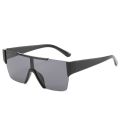 Sweet Basil Oversized Frame Sunglasses Men Women One Lens Goggles Big Sun Glasses Rimless Eyewear Uv400 Gafas De. Sol. 