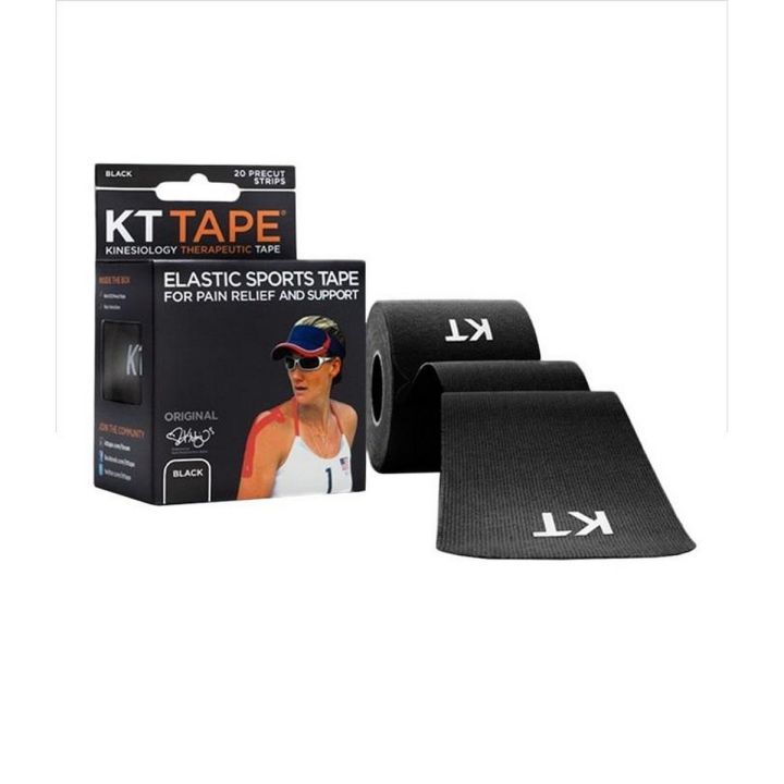 KT Original Tape - Kinesio Precut Tape - Black