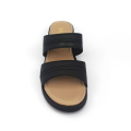 Black Short Heels Slipper for Women and Girls | Comfortable Footwear for women | Wedge Girls Slider. 