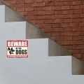 Beware of Dog Sticker - 8" x 10" Large Matte Finish Laminated Vinyl Decals Warning Sign for Door Gate. 