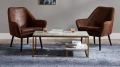 Marble Texture Modern Rectangle Coffee Table with Storage Shelf and Easy-Clean Surface for Living and Dining Room Home Office, 16 Inch Height, Brass Gageds Mall Pakistan. 