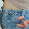 Bowknot Button Adjuster For Pants And Skirts Waist Tightener Adjustable Waist Buckle For Jeans No Sewing Required Maoxiu. 