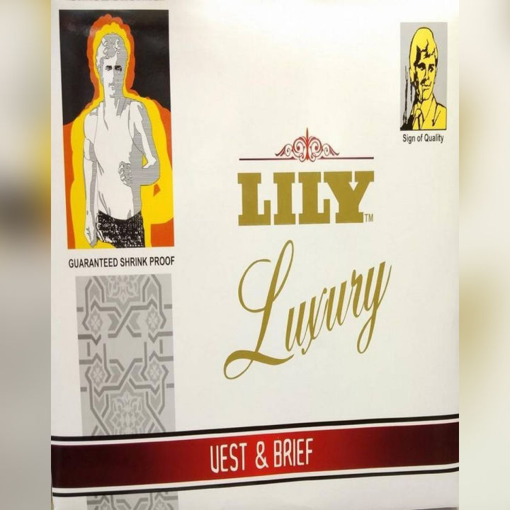 Pack of 1 Lily Luxury Cotton Sleeveless Vest Bunyan for Men