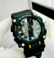 Casio G Shock Resin Black Analog/Digital Black Multi-Function Dial World Time Black Resin Band Watch-GA-900-1ADR. 