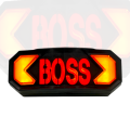AKE - Motorcycle Fancy Boss Led Backlight Tail Light with Lava Indicators Light for CD70 and CG125 Bikes. 
