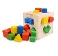 Fifteen Hole Shape Intelligence Box wooden toy for kids shapes and colors KS. 