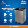Haier HWM 150-826- Quick Wash Series/Fully Automatic/ Top Loading Washing Machine-15kg-10 Years Warranty With Free Installation. 