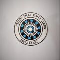 Prove that Tony Stark has a Heart - Vinyl Sicker - 3x3 inches. 