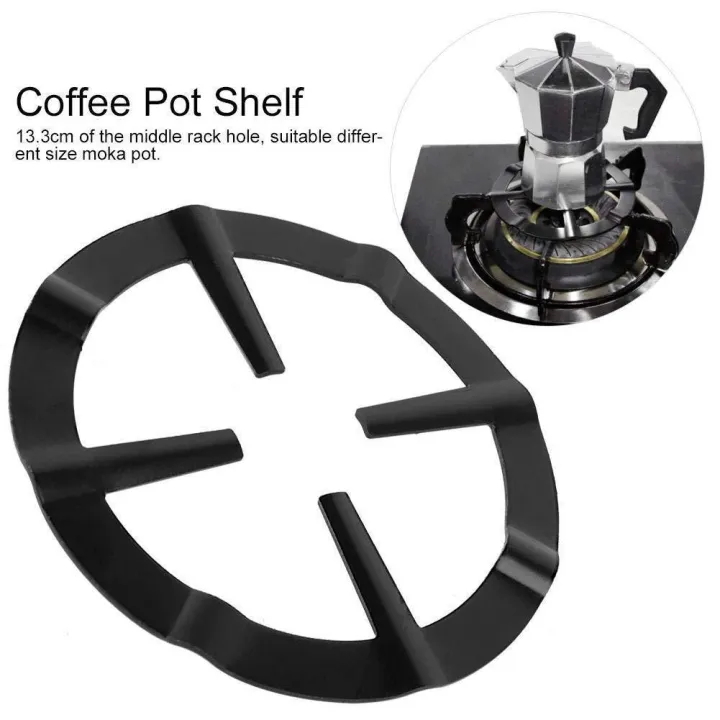 Stove%20Ring%20Moka%20Pot%20Gas%20Black%20Pans%20Rack%20Iron%20Support%20Trivet%20Reducer%20Camping%20Heat%20Diffuser%2013.3cm%20Cooker%20Simmer%20-%20Image%209