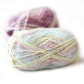 Xuefeier cute doll 4 strands of milk line spray point dyed long section dyed cotton yarn doll line baby cotton thread crochet thread. 