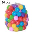 Ocean Balls 5.5cm 50pcs/100pcs Colorful Ball Soft Plastic Ocean Ball Funny Baby Kids Swim Pit Pool Toys Free Storage Mesh Bag 1.2M Playground Outdoor Tent Kids Toy Ball. 
