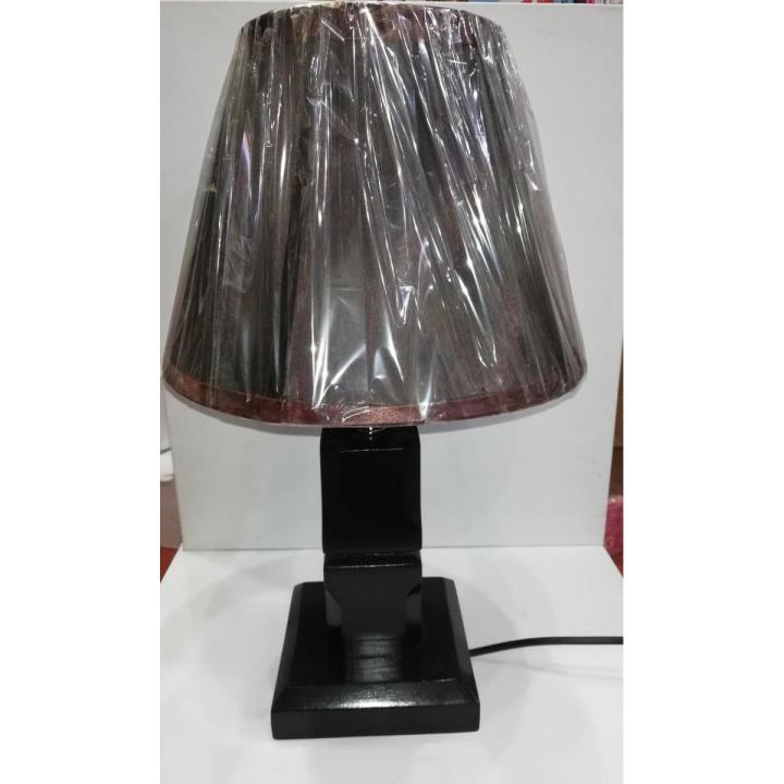 Modern bedside Wood table lamps wooden base for living room bedroom home decor