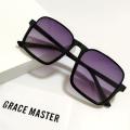 Eyewear Trending Luxury Brand Design UV400 Shades Goggles Sun Glasses Oversized Square For Men Women. 