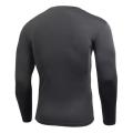 Men’s quick Dry Fitness compression long sleeve running shirt. 