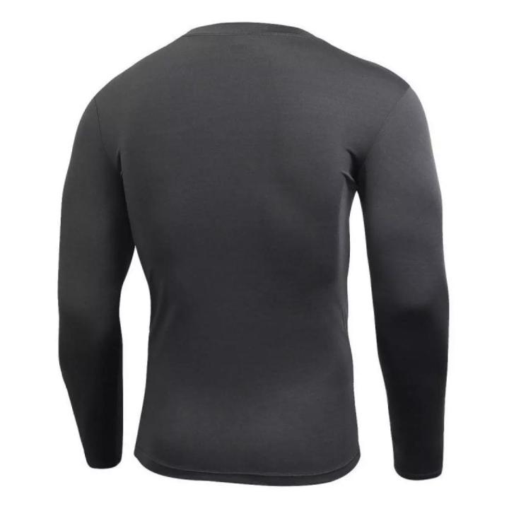 Men’s quick Dry Fitness compression long sleeve running shirt