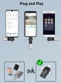 3 In 1 OTG Adapter Type C Micro USB Lightning 3.0 OTG Adapter USB 3.0 Data Transmit Converter For Tablet Hard Disk Drive Iphone. 