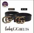 Ladies Belt With Double GG buckle. 