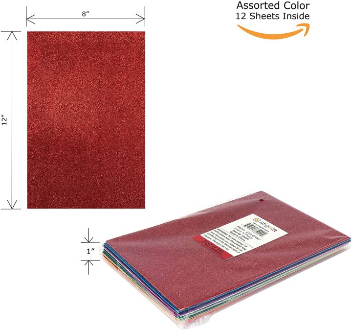 Glitter%20Foamic%20Sheets%20A4%20Size%20Mix%20colour%20Pack%20of%2010%20-%20Image%206