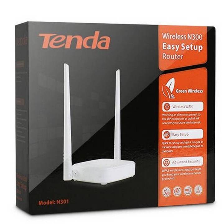 Tenda Double Antena Router | Tenda N301 Wireless Router 300mbps Speed Router