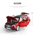 Mercedes-Benz GLS 580 SUV 1/24 Alloy Model Die-Cast Car Toy / toys for kids /car toy for boyscar toy for girls. 