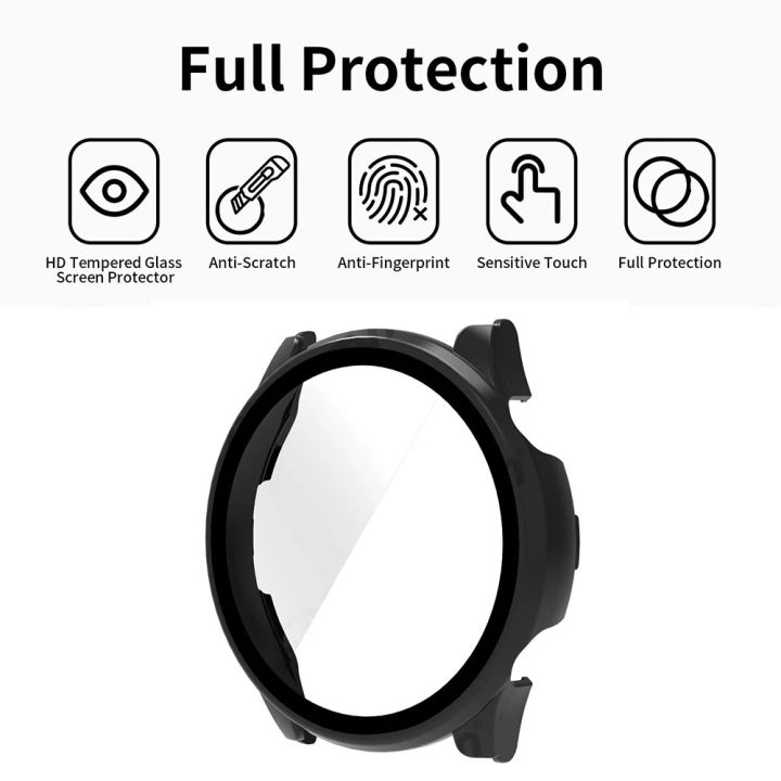 Screen Protector case for haylou solar plus RT3 LS16 full coverage bumper protection tempered glass case cover accessories