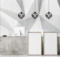 Black Metal Cube Cage Lamp Pendant Lights Modern LED Pendant Lamp Lampshade Lighting Hanging Light Fixture Pendant Ceiling Lamp. 