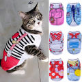 Sweet Print Sphynx Cat Clothes Costume Summer Pet Vest for Cats Gotas Rabbit Persian Kitten mascotas Clothing ubranko dla kota. 