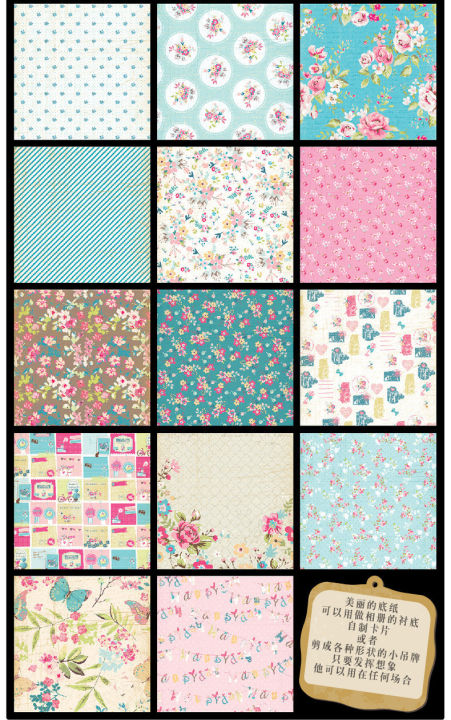 Design%20#DSM005,%208x8inch%2040sheets%20printed%20patterns%20scrapbook%20paper%20origami%20paper%20DIY%20gift%20Card%20Making%20Handmade%20Home%20deco%20Pattern%20paper%20Flower%20Paper%20Pack%20-%20Image%2010