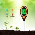 4 In 1 Soil Meter Moisture Tester Plant Temperature Digital Gauge Humidity Garden Tool. 